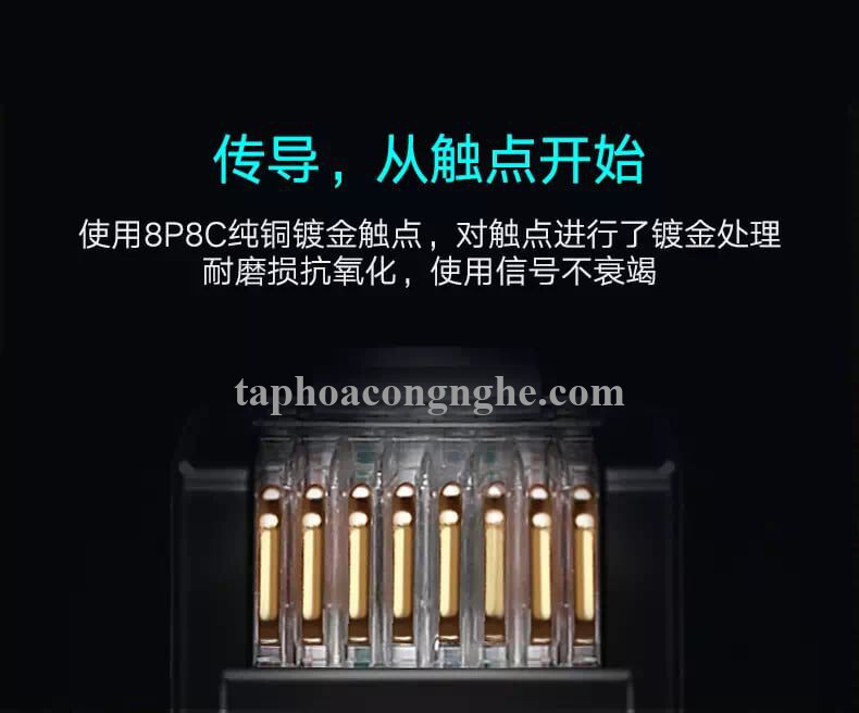 Ugreen 50178 10M màu Đen Cáp mạng LAN CAT6 dây dẹt NW102 30050178